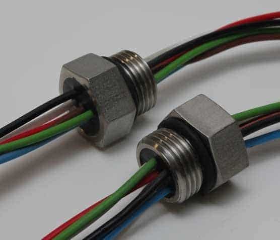 Epoxy Sealed Wire Feed Throughs